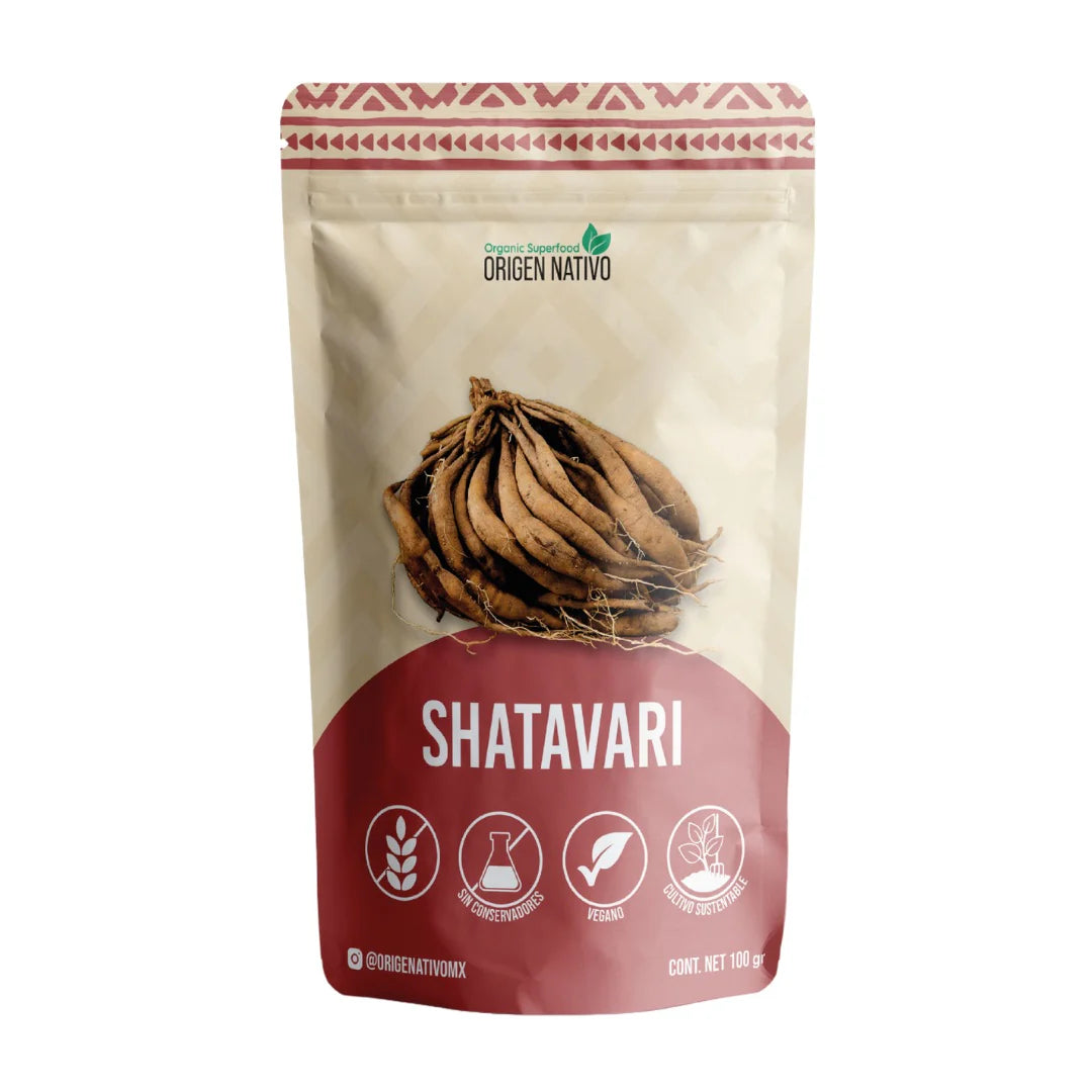 Shatavari Orgánica en Polvo Origen Nativo