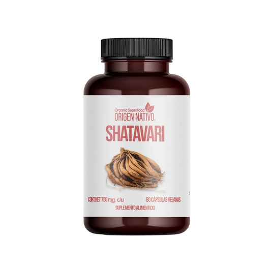 Shatavari Orgánica en Cápsulas Origen Nativo