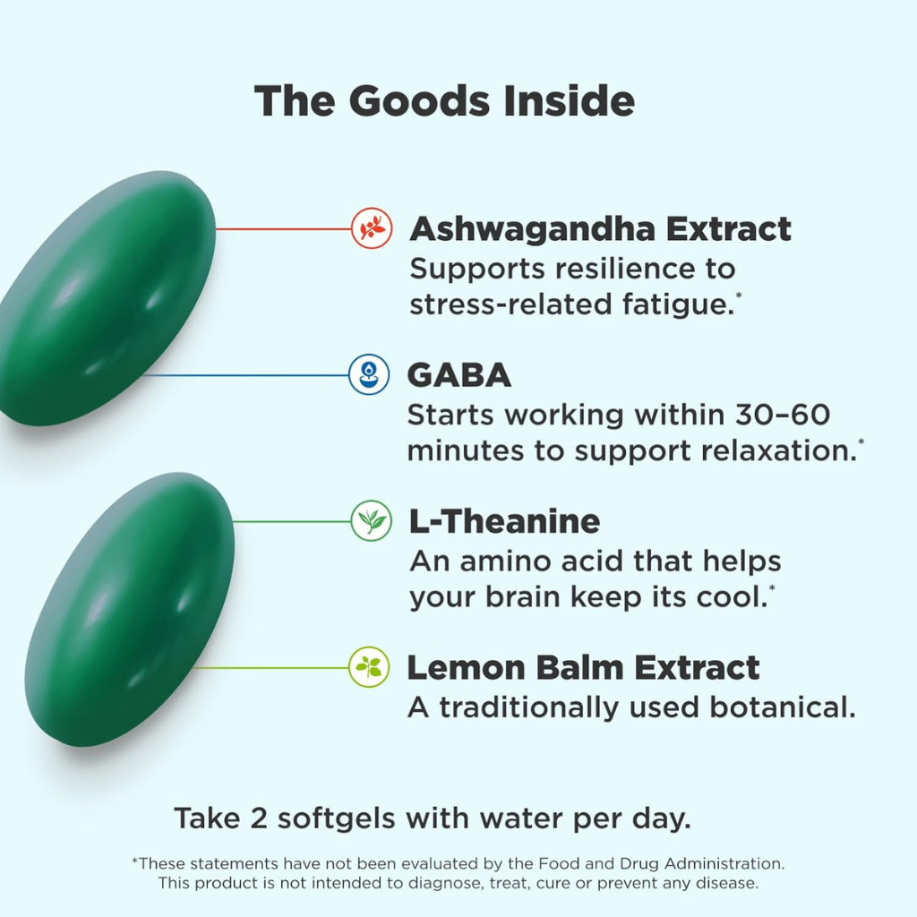 Olly Goodbye Stress Cápsulas Blandas