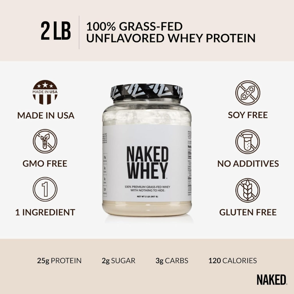 Proteína Animal en Polvo Desnaturalizada Naked Whey 907gr