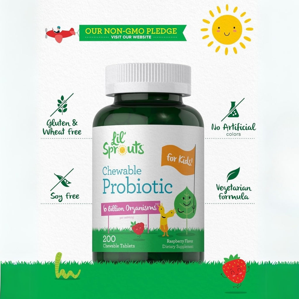 Probióticos masticables para niños Carlyle Lil' Sprouts