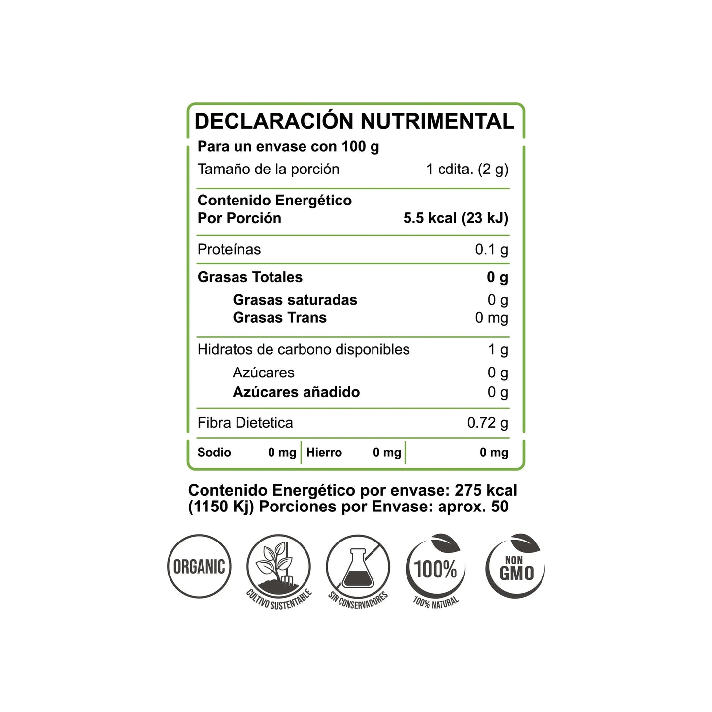 Ashwagandha Orgánica en Polvo Origen Nativo