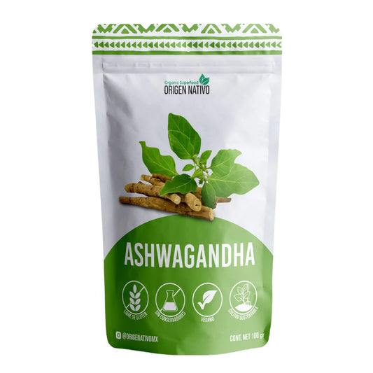 Ashwagandha Orgánica en Polvo Origen Nativo