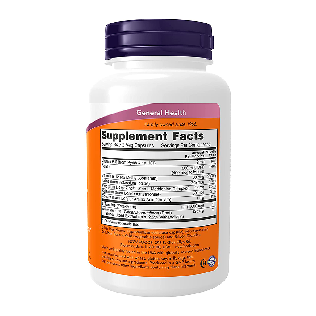 Cápsulas de suplemento para la tiroides: apoyo a la función tiroidea, energía y metabolismo. Fórmula natural para el bienestar hormonal.