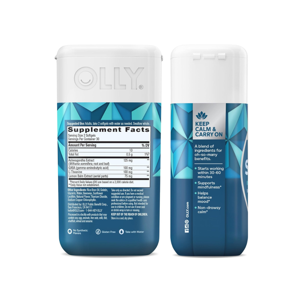 Olly Goodbye Stress Cápsulas Blandas