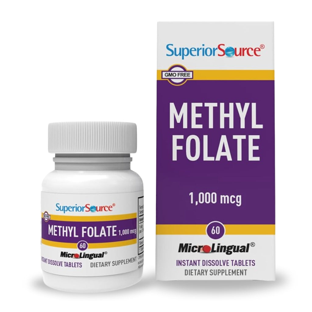 Superior Source Methylfolate 5-MTHF 1000 mcg