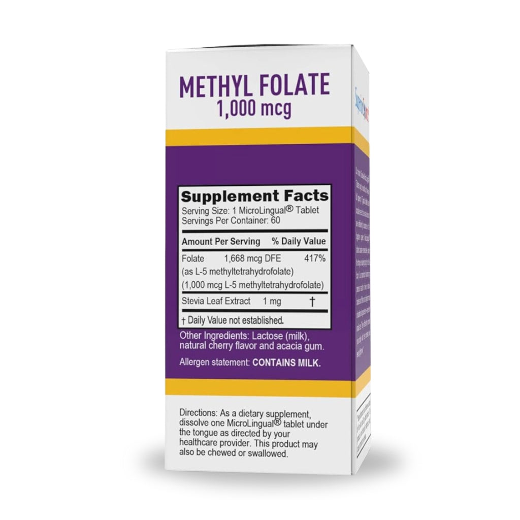 Superior Source Methylfolate 5-MTHF 1000 mcg