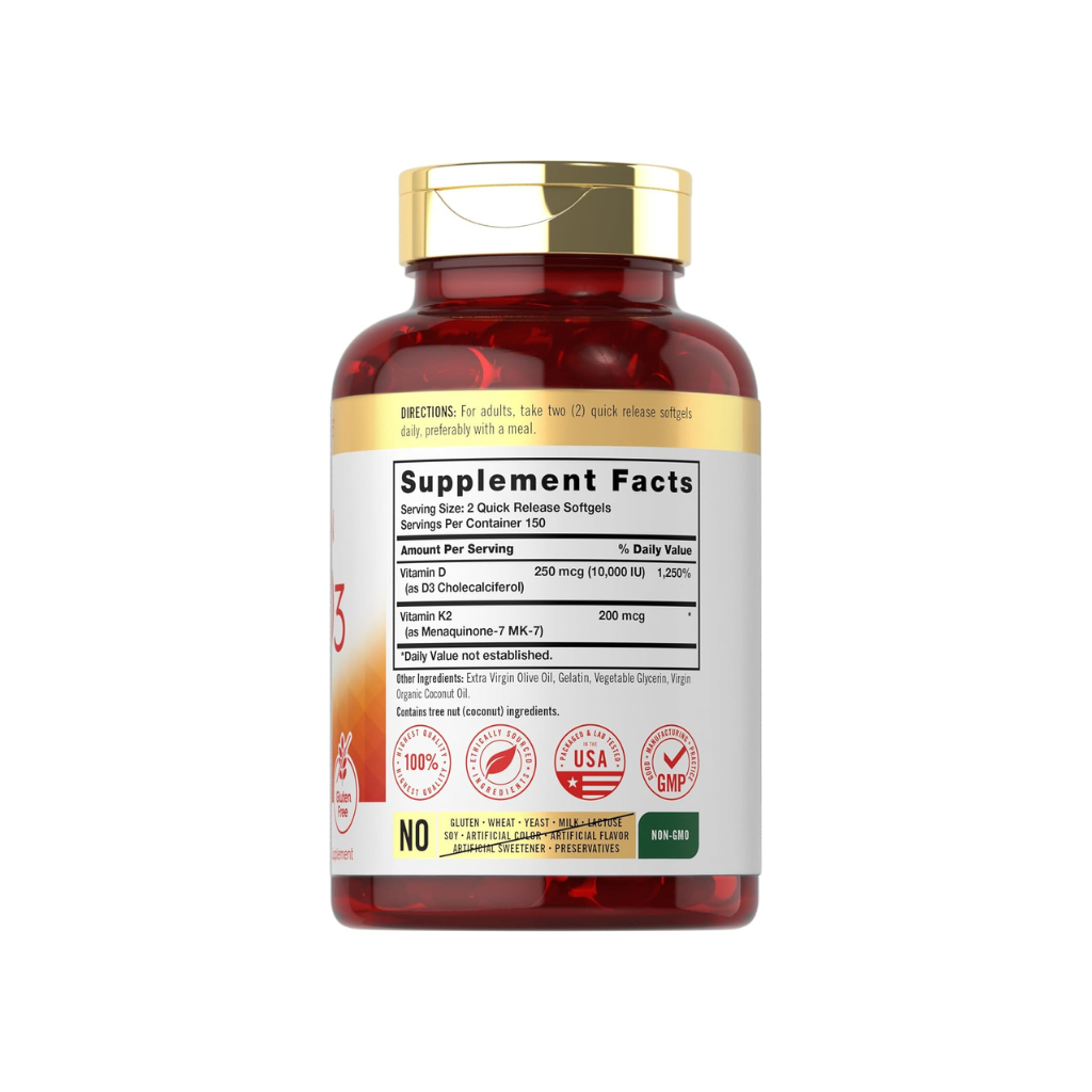 VITAMINA K2 + D3 Carlyle