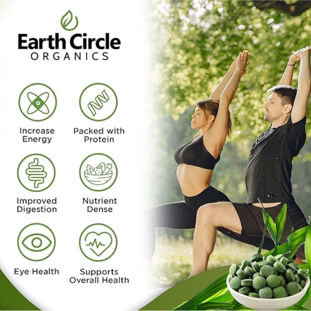 Chlorella en tabletas Earth Circle Organics