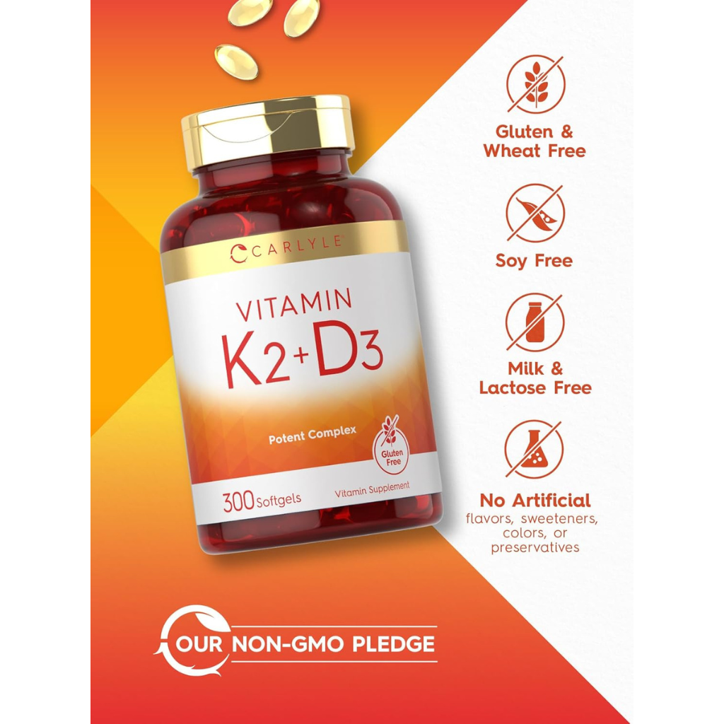 VITAMINA K2 + D3 Carlyle