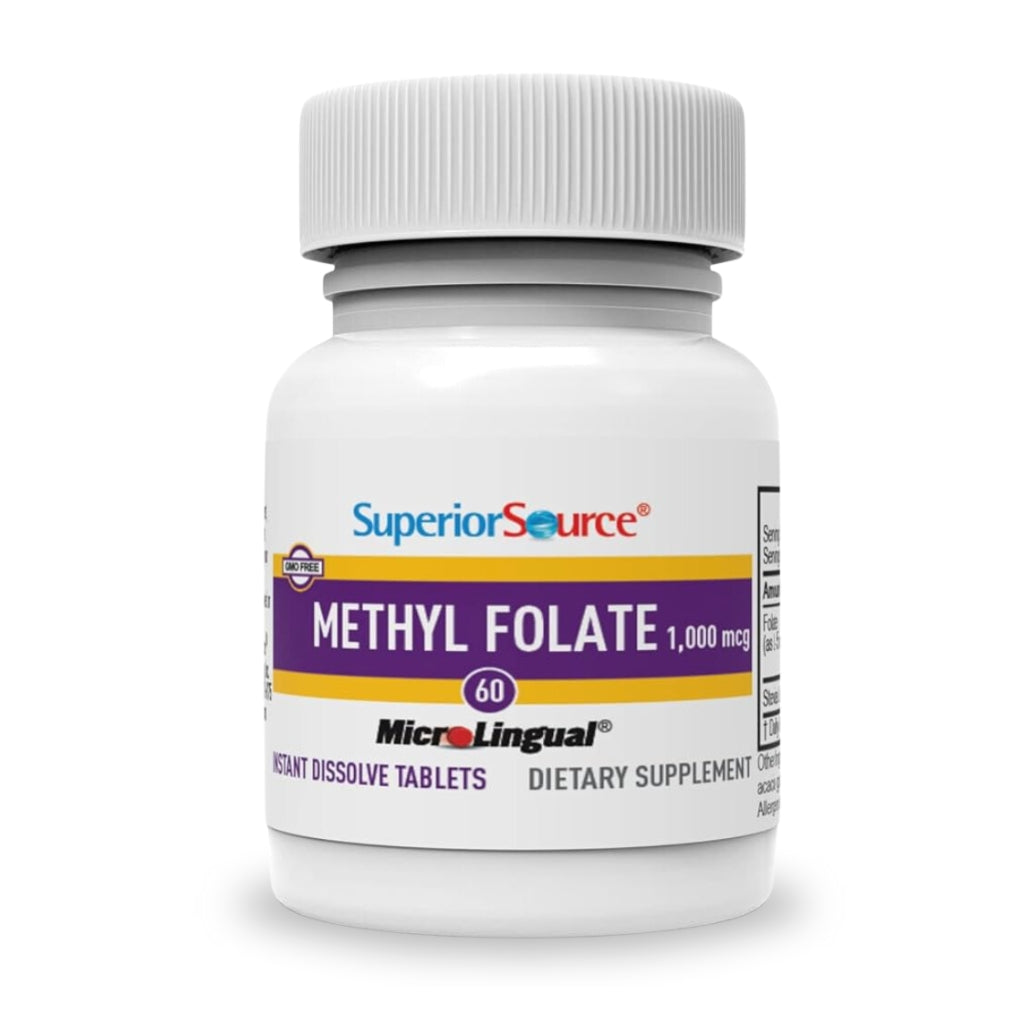 Superior Source Methylfolate 5-MTHF 1000 mcg