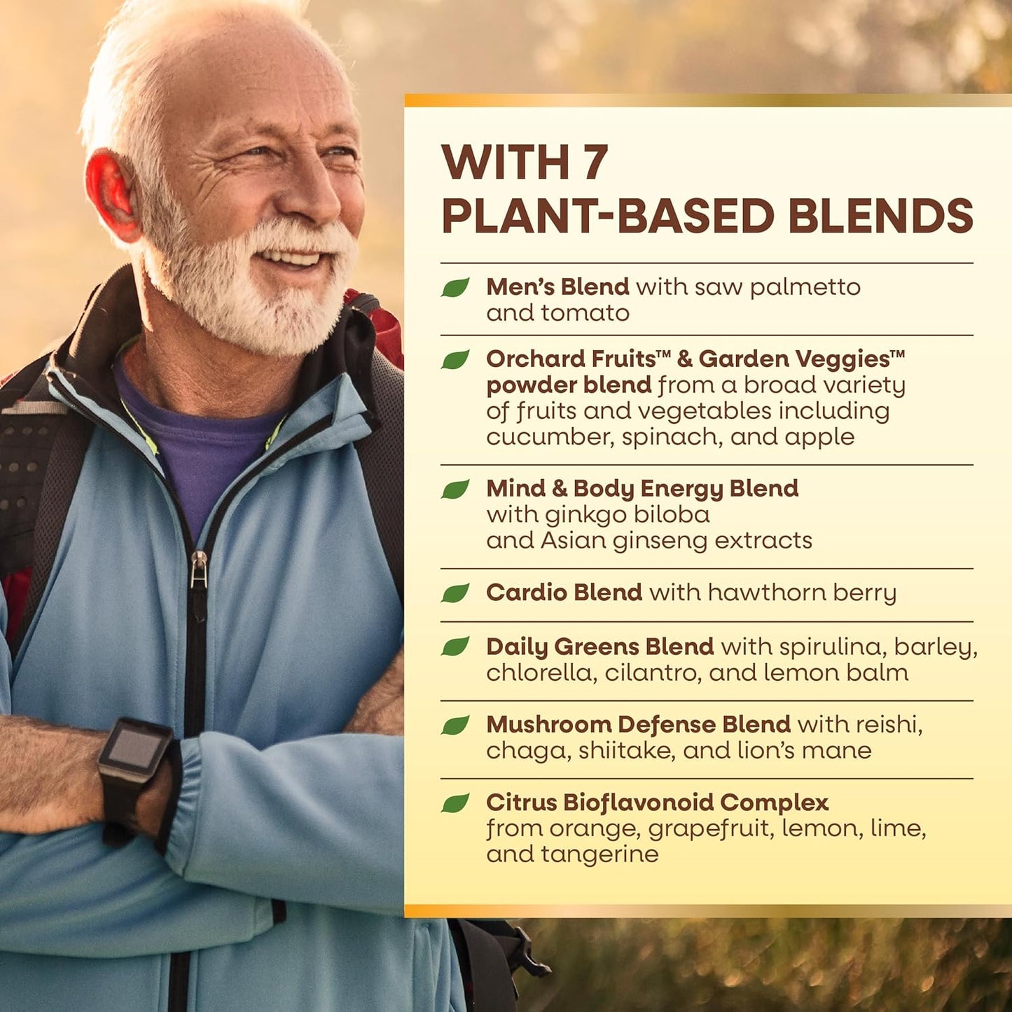 Nature's Way Multivitamínico para hombre