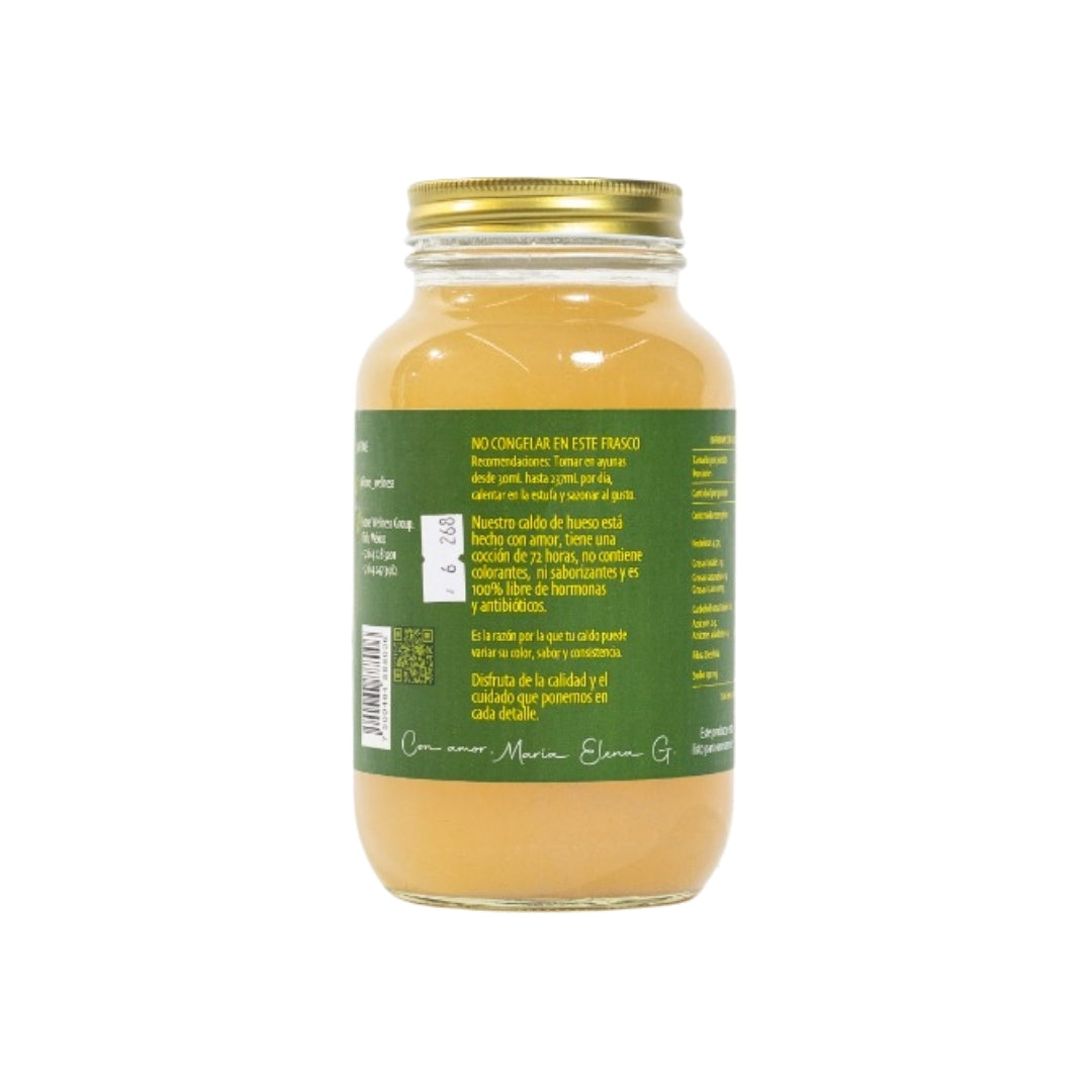 Caldo Fitme, nutritivo y alto en colágeno, fortalece sistema inmunológico, ideal para salud intestinal y articular.