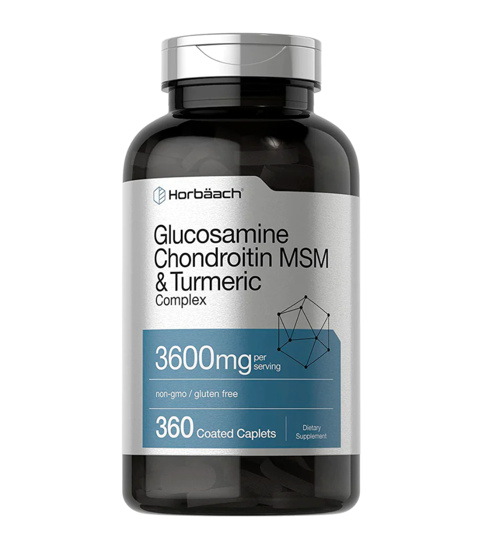 Glucosamina Condroitina MSM y Cúrcuma en Cápsulas Horbäach