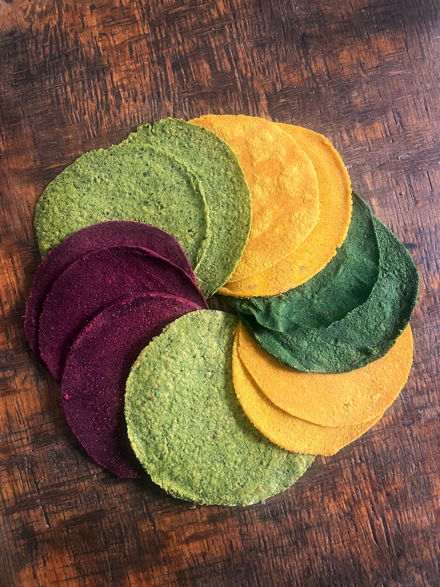 Tortilla gluten free de betabel