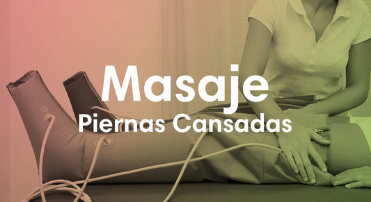 Masaje revitalizante de piernas cansadas