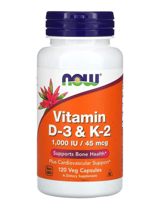 Vitamina D3 & K2 Now Foods