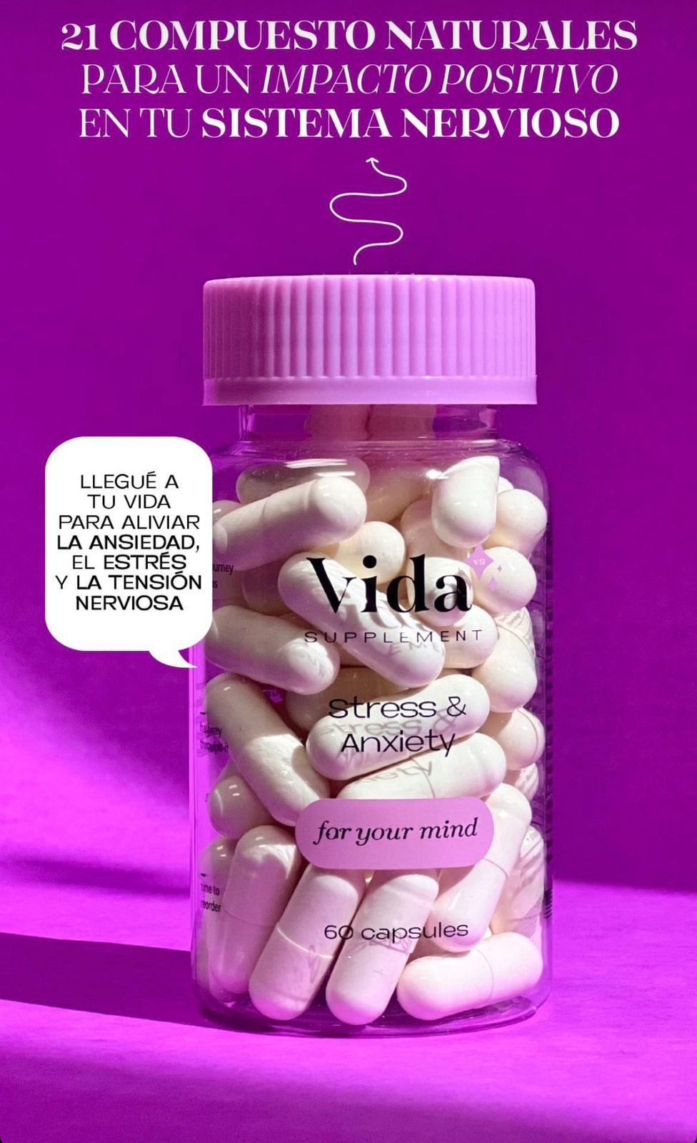 Vida Supplement Estrés y Ansiedad