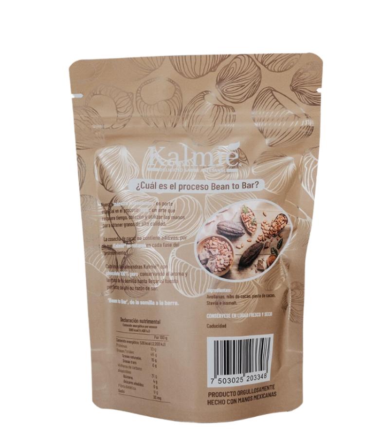 Avellana cubierta con chocolate obscuro Kalmié