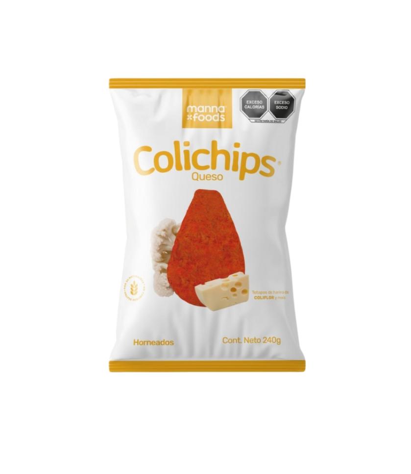 Colichips sabor Queso manna foods