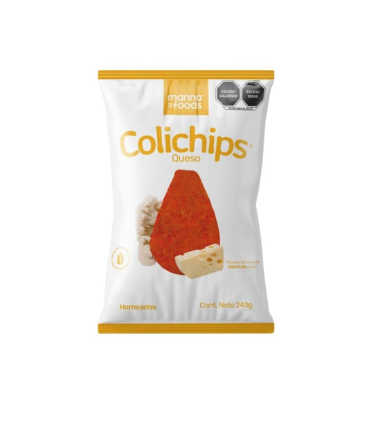 Colichips sabor Queso manna foods
