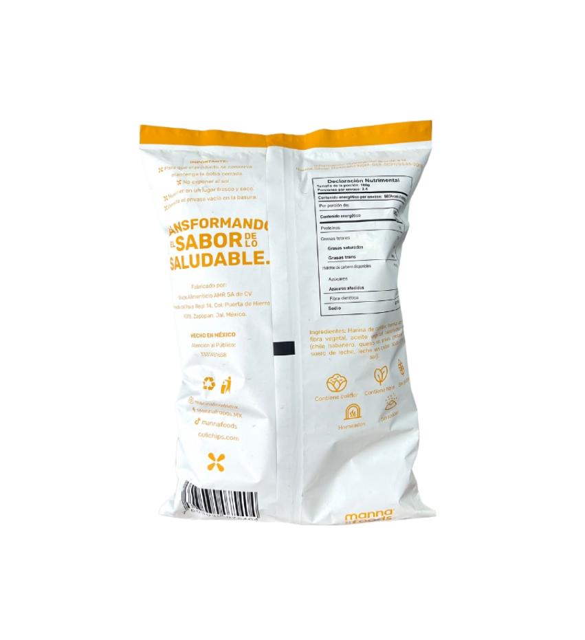 Colichips sabor Queso manna foods