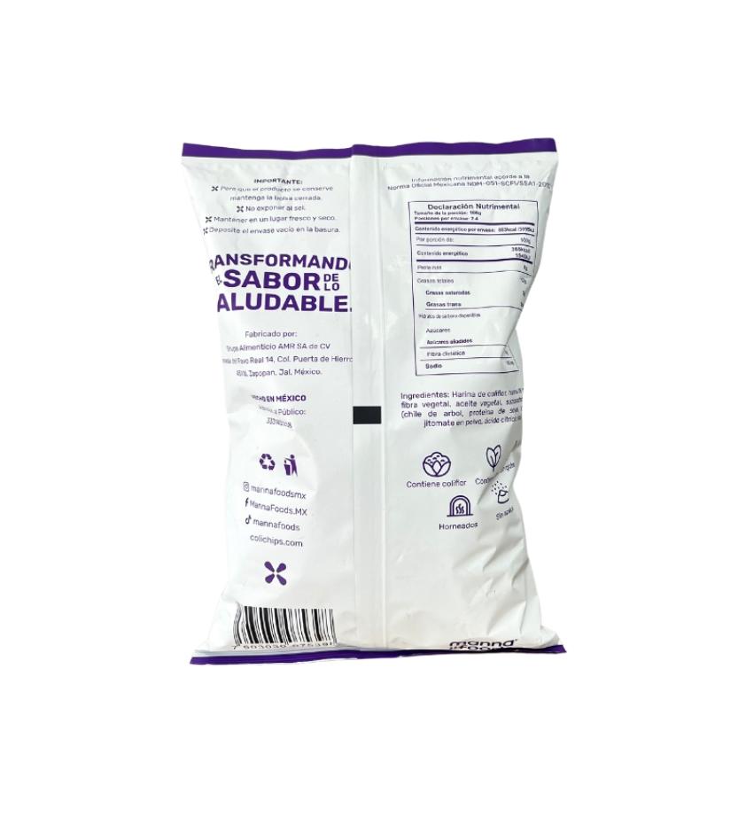 Colichips sabor Intenso manna foods