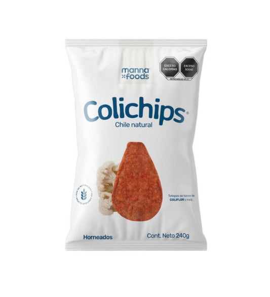 Colichips sabor chile natural manna foods