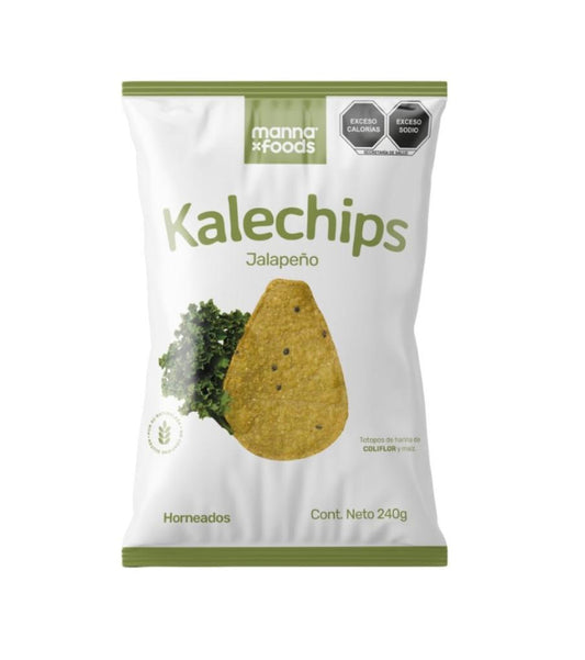 Kalechips sabor jalapeño manna foods