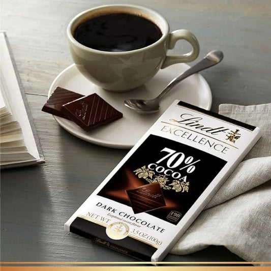 Lindt EXCELLENCE 70% Barra de Chocolate Negro Cacao 70%