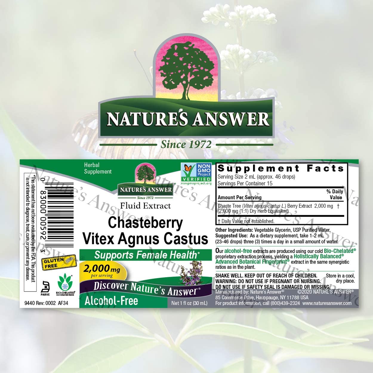 Vitex de Sauzgatillo Extracto Nature's Answer