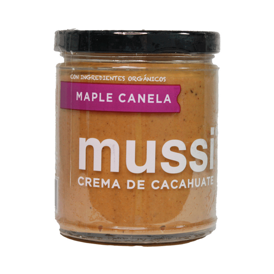 Crema de Cacahuate Mussi Maple Canela