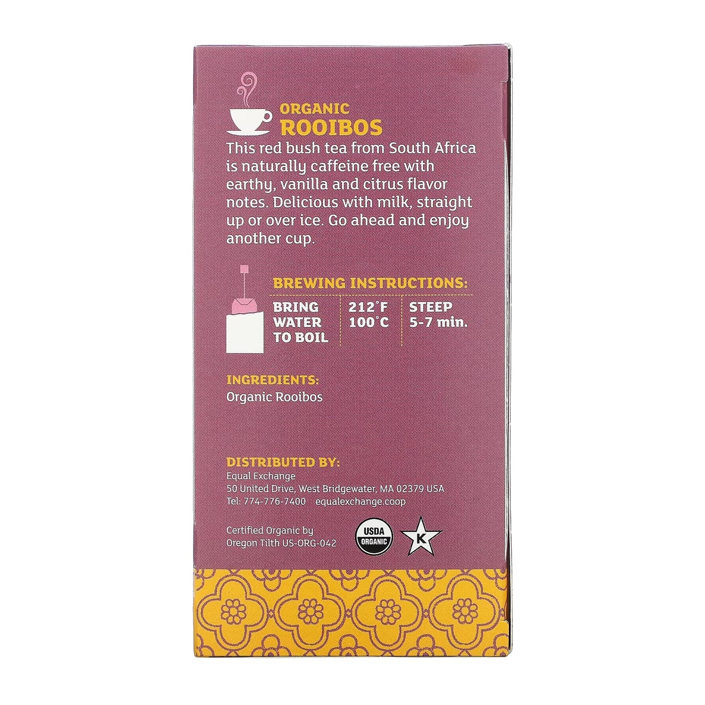 Té de Hierbas Rooibos Orgánico