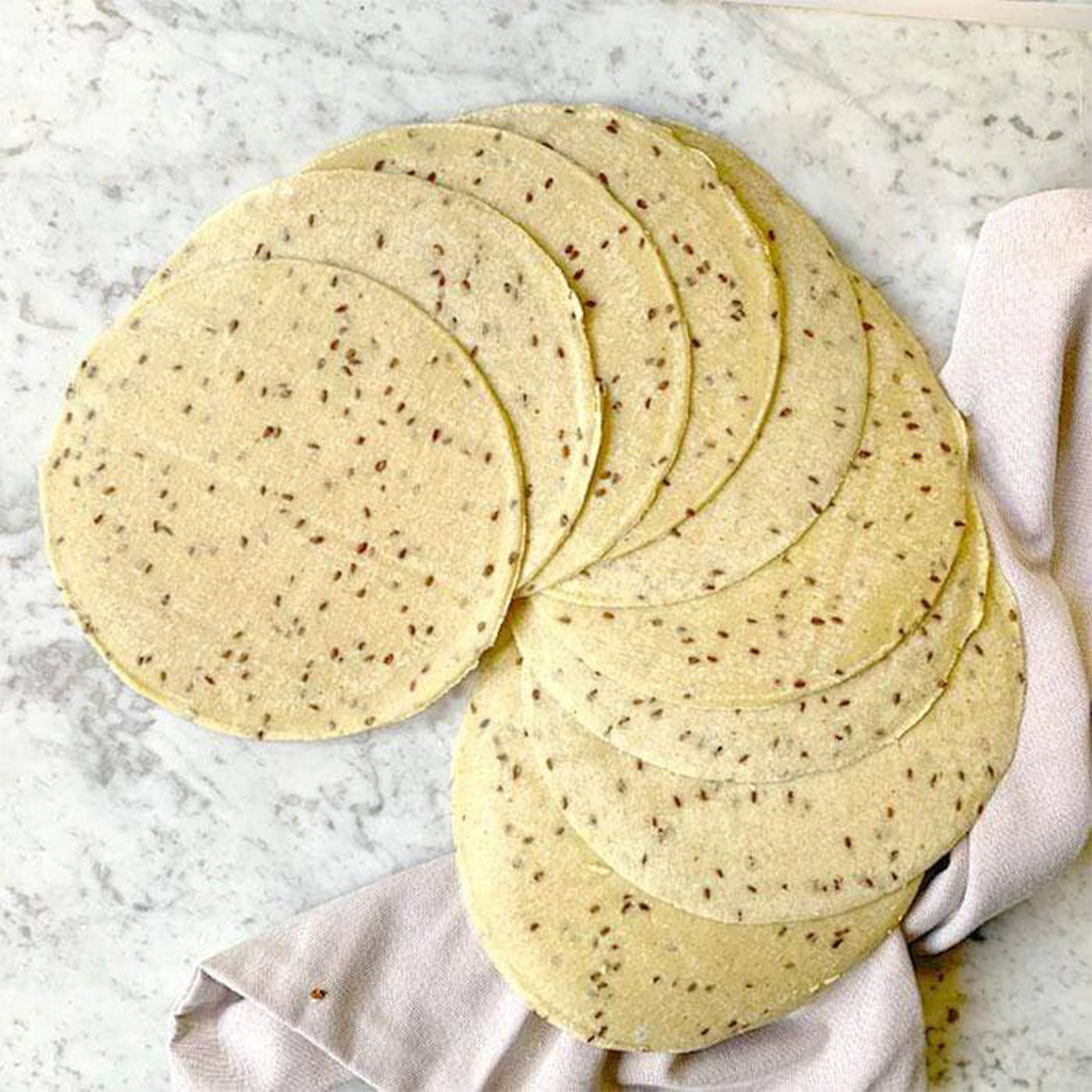 Tortillas de Maíz Nixtamalizado con Linaza