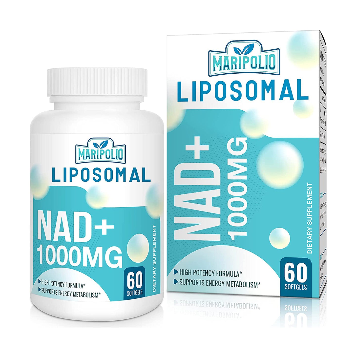 Suplemento Liposomal NAD+ 1000 mg Maripolio